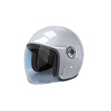 Cumpara ieftin Casca moto/scuter unisex, cu vizor, marime universala 55-60cm, gri, FIXATO