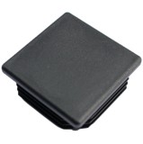 Capac plastic pentru teava patrata, Midica, negru, 50 x 50 mm, set 10 bucati