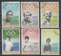 A12 S3 9 - Timbre foarte vecgi - Sharjah - Jocurile olimpice 1964 Tokio