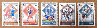 TIMBRE ROMANIA MNH LP1416/1996 Centenarul J.O. de Vară Atlanta -Serie simpla foto