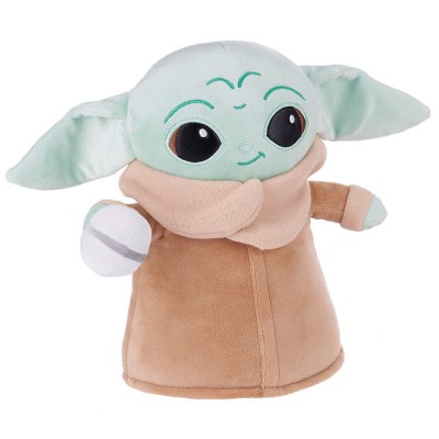 Jucarie din plus Baby Yoda cu minge, Star Wars, 28 cm foto