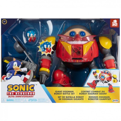 Set de joaca Sonic &amp;ndash; Giant Eggman Robot, editie aniversara, cu figurina foto