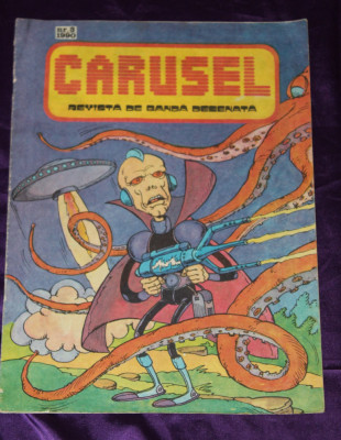 revista Carusel nr 3 1990 benzi desenate romanesti romana sandu florea foto