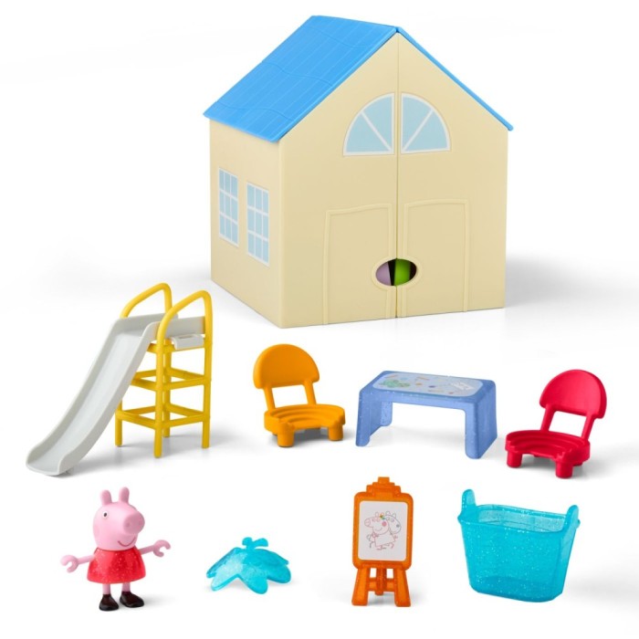 PEPPA PIG LOCUL DE JOACA APASA SI DESCHIDE AL LUI PEPPA