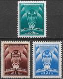 ROM&Acirc;NIA 1932 APRILIE - TIMBRUL AVIAȚIEI - PILOT - SERIE MNH, Nestampilat