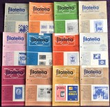 Romania 1966 - Lot 12 reviste filatelice romanesti FILATELIA / An XV complet