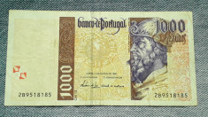 1000 Escudos 1998 Portugalia foto