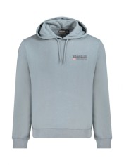 Hanorac barbati, cu mini imprimeu cu logo, Regular fit, Gri, L
