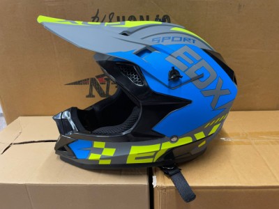 Casca ATV Cross Enduro S M L XL NOUA BLUE foto