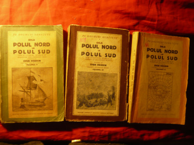 Sven Heddin - De la Polul Nord la Polul Sud -vol. 3 , 5 si 6 ,cca.1944 foto