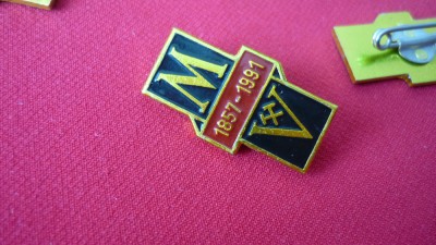 INSIGNA MINA VULCAN 1857 1991 foto