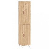 Cumpara ieftin Dulap inalt, stejar sonoma, 34,5x34x180 cm, lemn prelucrat