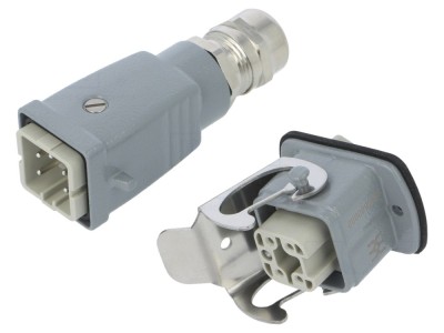 Conector HDC 5 pini, 400V, 16A foto