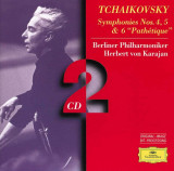 Tchaikovsky: Symphonies 4, 5 &amp; 6 &quot;Pathetique&quot; | Pyotr Ilyich Tchaikovsky, Berliner Philharmoniker, Herbert von Karajan