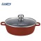 CRATITA ALUMINIU TURNAT+CAPAC 28x7.5 CM, 4.1 L, CALABRIA, COOKING BY