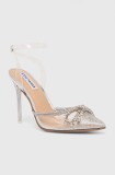 Steve Madden pantofi cu toc Vibrantly-R culoarea transparent, SM11002777