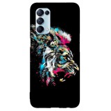 Husa compatibila cu Oppo A31 model Lion roar, Silicon, TPU, Viceversa, Transparent, Carcasa