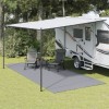 VidaXL Covor pentru cort, gri deschis, 5,5x2,5 m
