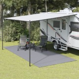 VidaXL Covor pentru cort, gri deschis, 5,5x2,5 m