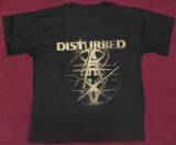Tricou Disturbed -XXL ,calitate 180 grame, Negru