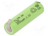 Acumul: Ni-MH AA 1,2V 2000mAh urechi pentru lipire