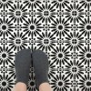 Sablon Perete vopsire, tencuiala 0.7mm Nilah Tile Stencil Refolosibil, model MXSP7266, 400 x 400 mm, Oem