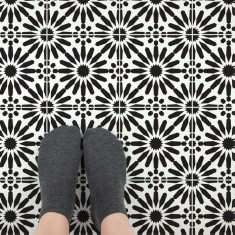 Sablon Perete vopsire, tencuiala 0.7mm Nilah Tile Stencil Refolosibil, model MXSP7266, 600 x 600 mm