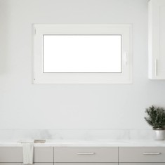 vidaXL Fereastră de subsol &bdquo;RISOR&rdquo; 100x50 cm oscilo-batantă DIN st&acirc;nga, albă