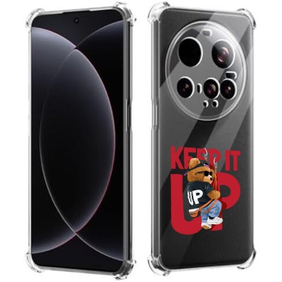Husa antisoc pentru xiaomi 15 ultra - airbag tpu, col&amp;Egrave;uri ranforsate - keep it up foto
