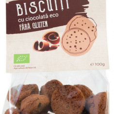 Biscuiti cu ciocolata fara gluten bio 100g Obio