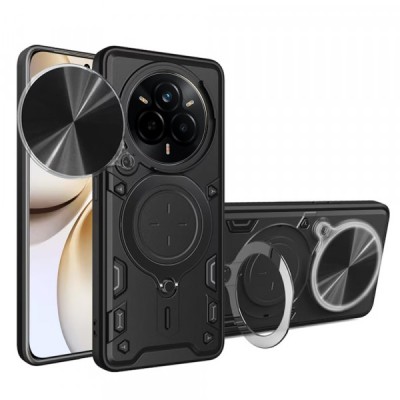 Husa pentru Realme 14 Pro+, Techsuit, CamGuard Pro, Neagra foto