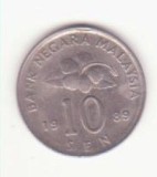 Malayesia 10 sen 1989