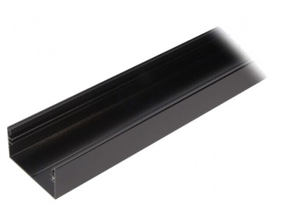 Profil Aluminiu Negru pentru Module LED 2m foto