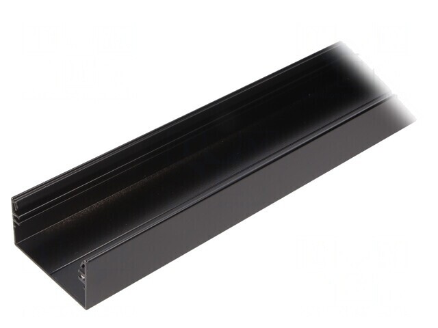 Profil Aluminiu Negru pentru Module LED 2m