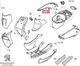 Cumpara ieftin Carena laterala dreapta spate originala Peugeot Vivacity &acirc;&euro;&ldquo; Vivacity 2T 50-100cc (argintie)