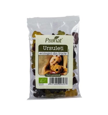 Ursuleti din Fructe Bio Pronat 100gr foto