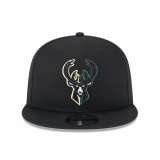 Sapca New Era 9fifty milwaukee bucks split logo - Cod 15854715113, M/L, S/M, Negru