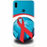 Husa silicon pentru Huawei Y9 2019, World Aids Day