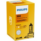 BEC FAR H4 P43t 60/55W 12V VISION (cutie) PHILIPS 78126
