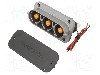 Conector alimentare DC, 1kV, 3 pini, seria PowerLok Gen.2, {{Dimensiune pin}}. AMPHENOL GEC - PL083X-301-10PM8-2