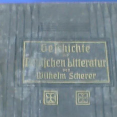 W. Scherer - Geschichte Der Deutschen Litteratur { 1908)