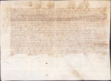 PM251N Bulă papală emisă de Papa Benedict al XIV-lea, 1745, pe pergament