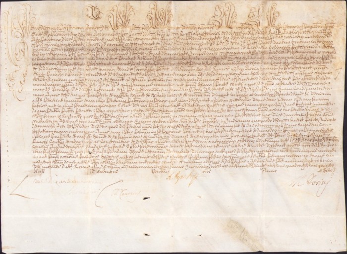 PM251N Bulă papală emisă de Papa Benedict al XIV-lea, 1745, pe pergament