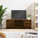 VidaXL Comodă TV, stejar maro, 102x30x37,5 cm, lemn prelucrat