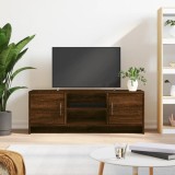 vidaXL Comodă TV, stejar maro, 102x30x37,5 cm, lemn prelucrat