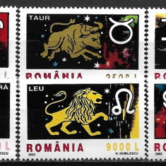 B0326 - Romania 2002 - Zodiac II 6v.neuzat,perfecta stare
