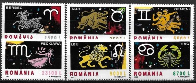 B0326 - Romania 2002 - Zodiac II 6v.neuzat,perfecta stare foto