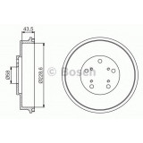 Tambur frana SUBARU FORESTER (SF) (1997 - 2002) BOSCH 0 986 477 231