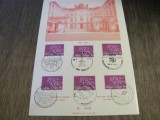 150 Ani Independență 1830-1980, 6 Timbre Obliterate 9Fr, Ștampile Speciale din 6 Orașe, Ediție Limitată Souvenir Oficial Belgia 1980