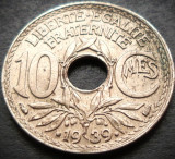 Cumpara ieftin Moneda istorica 10 CENTIMES - FRANTA, anul 1939 * cod 4758, Europa